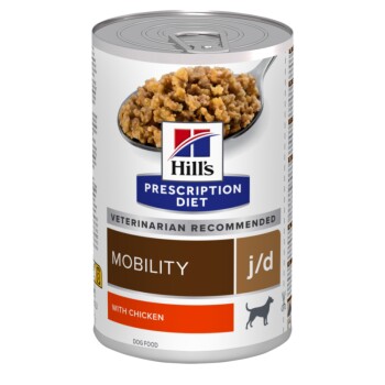 Specjalistyczna karma weterynaryjna dla psów Joint Care Hill's Prescription Diet j/d 370g puszka
