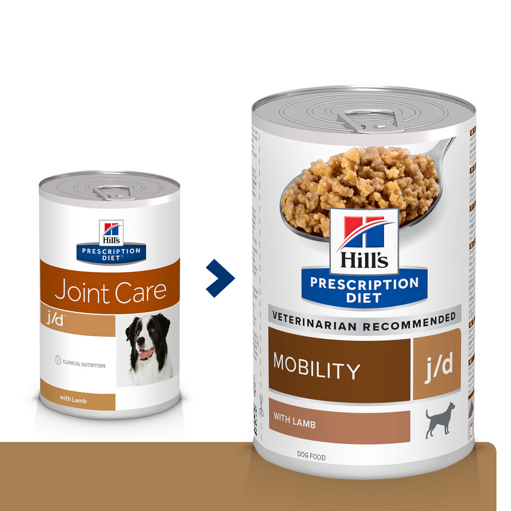 Specjalistyczna karma weterynaryjna dla psów Joint Care Hill's Prescription Diet j/d 370g puszka