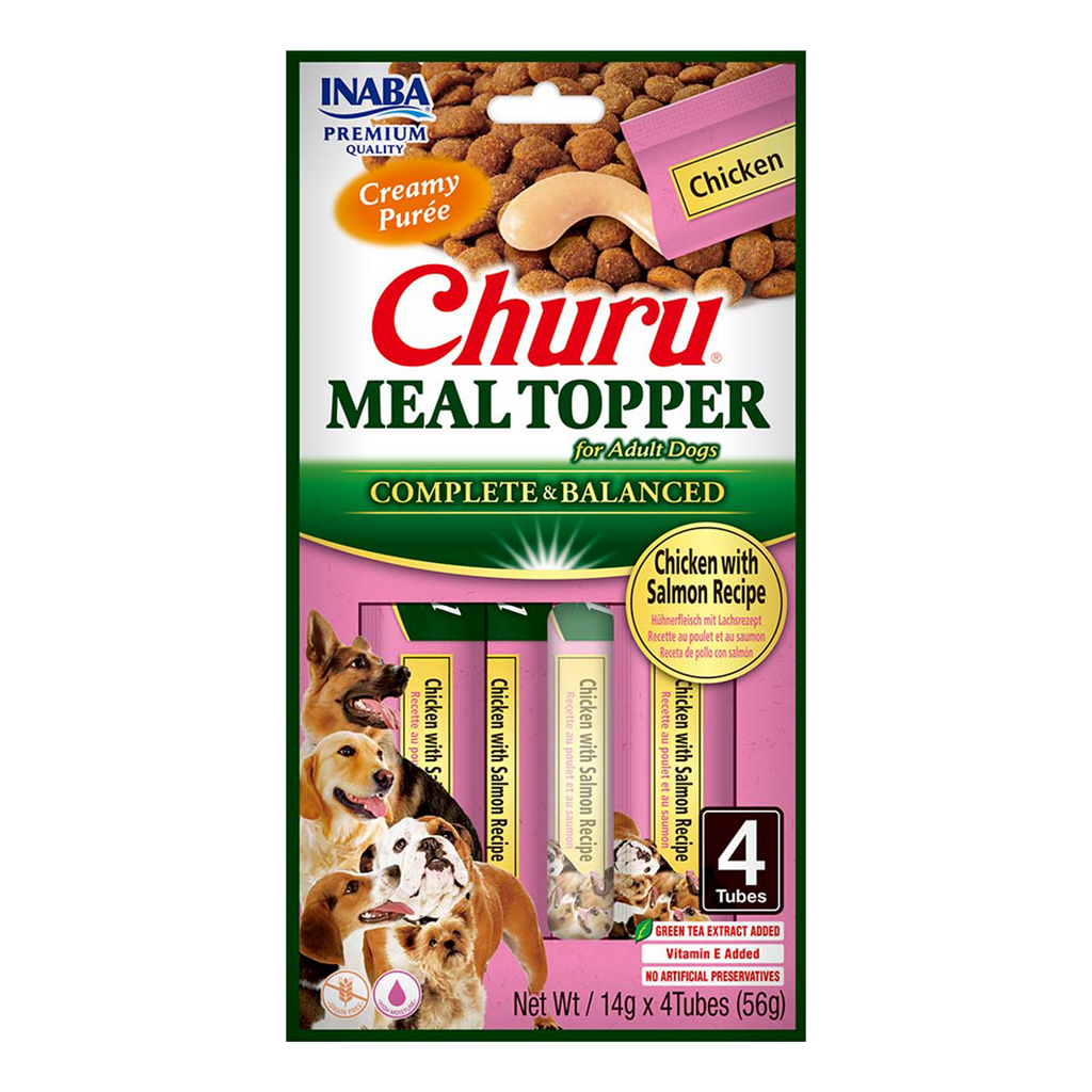 INABA Dog Meal Topper Kurczak i Łosoś 4x14g (56g)