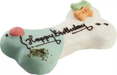 Lolo Pets Tort Dla Psa "Happy Birthday" Smak Mięsno-Warzywny 250g