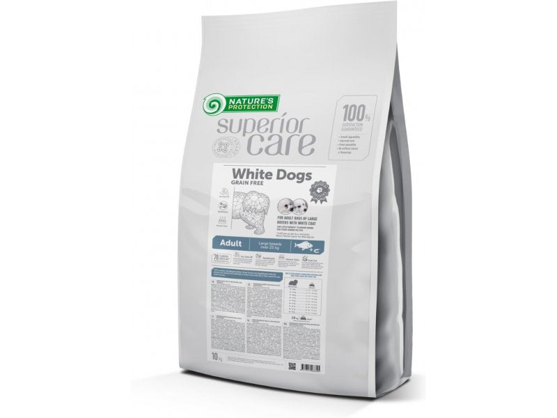 Natures Protection Superior Care Grain Free White Fish Adult Large Breeds 10kg