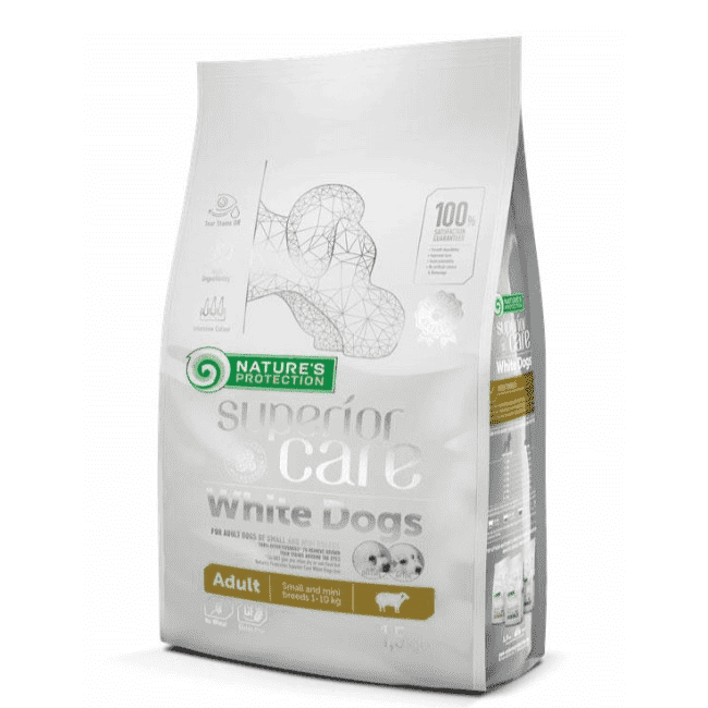 Nature's Protection Superior Care White Dogs Adult Small Breeds With Lamb 10kg