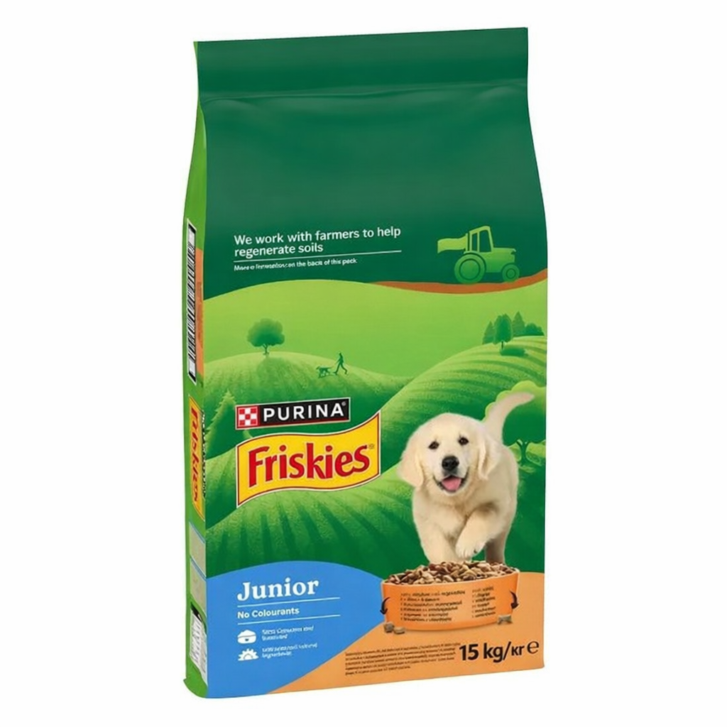 PURINA Friskies Junior Z Kurczakiem Mlekiem I Warzywami 15kg