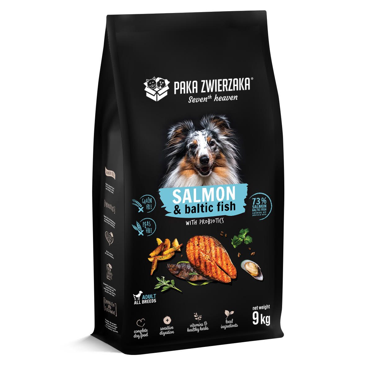 Paka Zwierzaka - Seventh heaven - Łosoś i ryby bałtyckie (salmon & baltic fish ) 9kg
