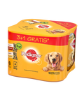 Pedigree Adult 3+1 Puszka Mokra Karma Dla Psów W Galaretce (2x Z Kurczakiem, 2x Z Wołowiną) 4x400g