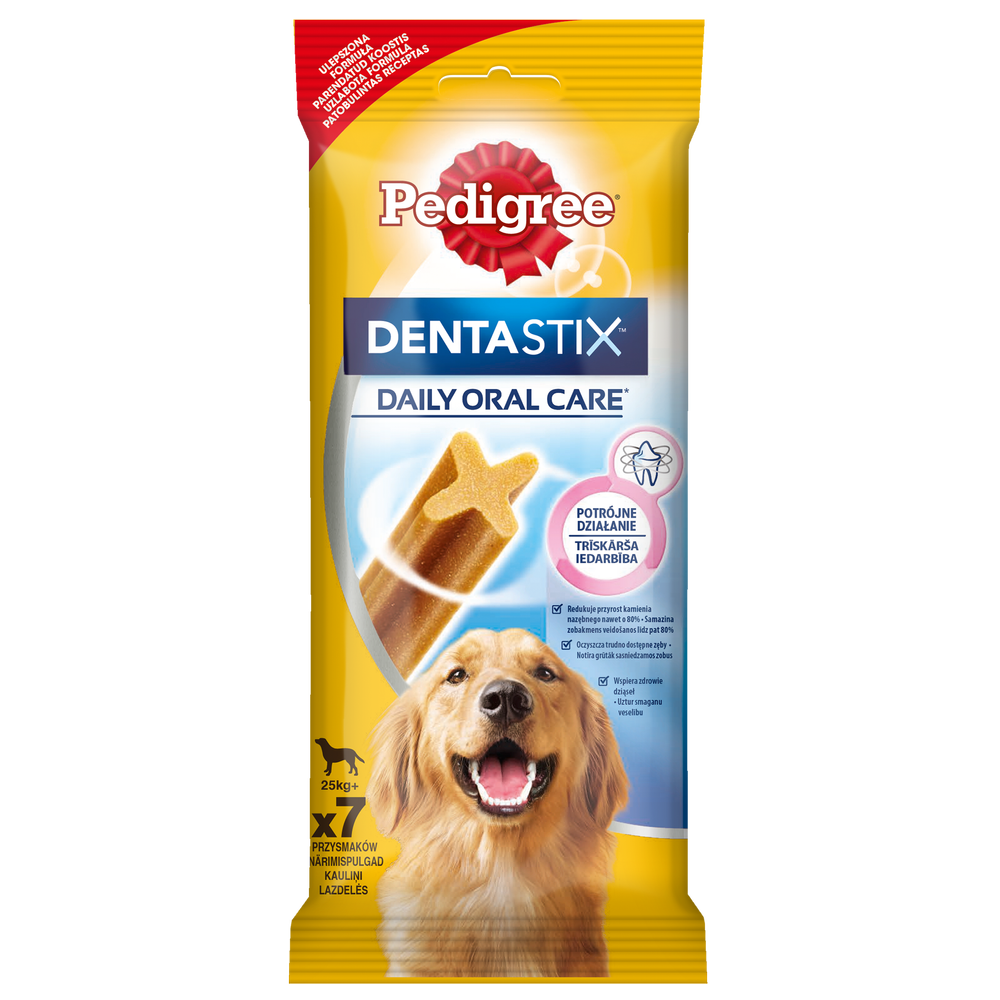 Pedigree DentaStix Przysmak Dentystyczny Dla Psów Od 4 Miesiąca I Powyżej 25kg 270g