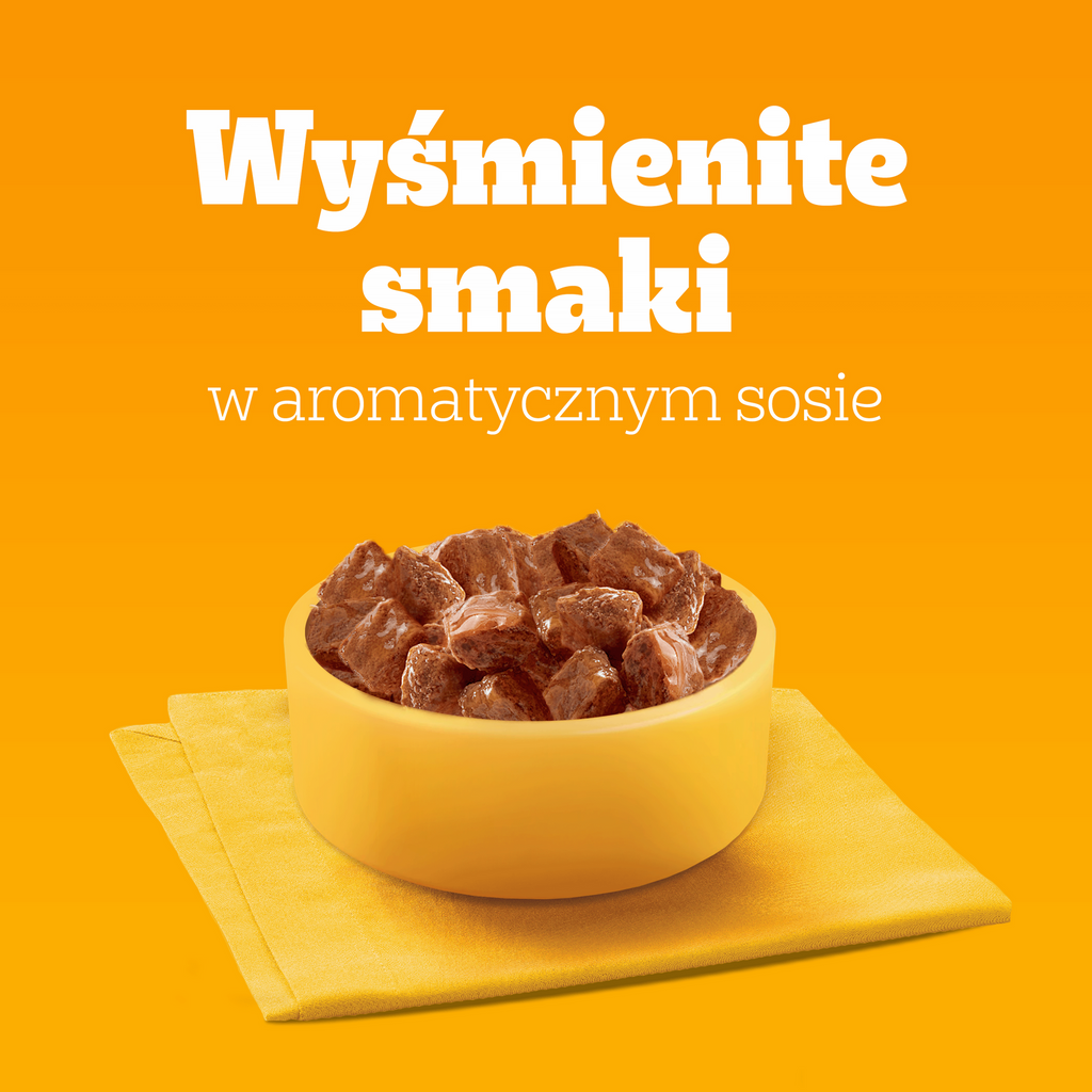 Pedigree Mokra Karma Dla Dorosłych Psów Saszetka Mix Smaków (Z Kurczakiem I Warzywami, Z Wołowiną I Warzywami, Z Indykiem I Marchewką, Z Wołowiną I Jagnięciną) 40x100g