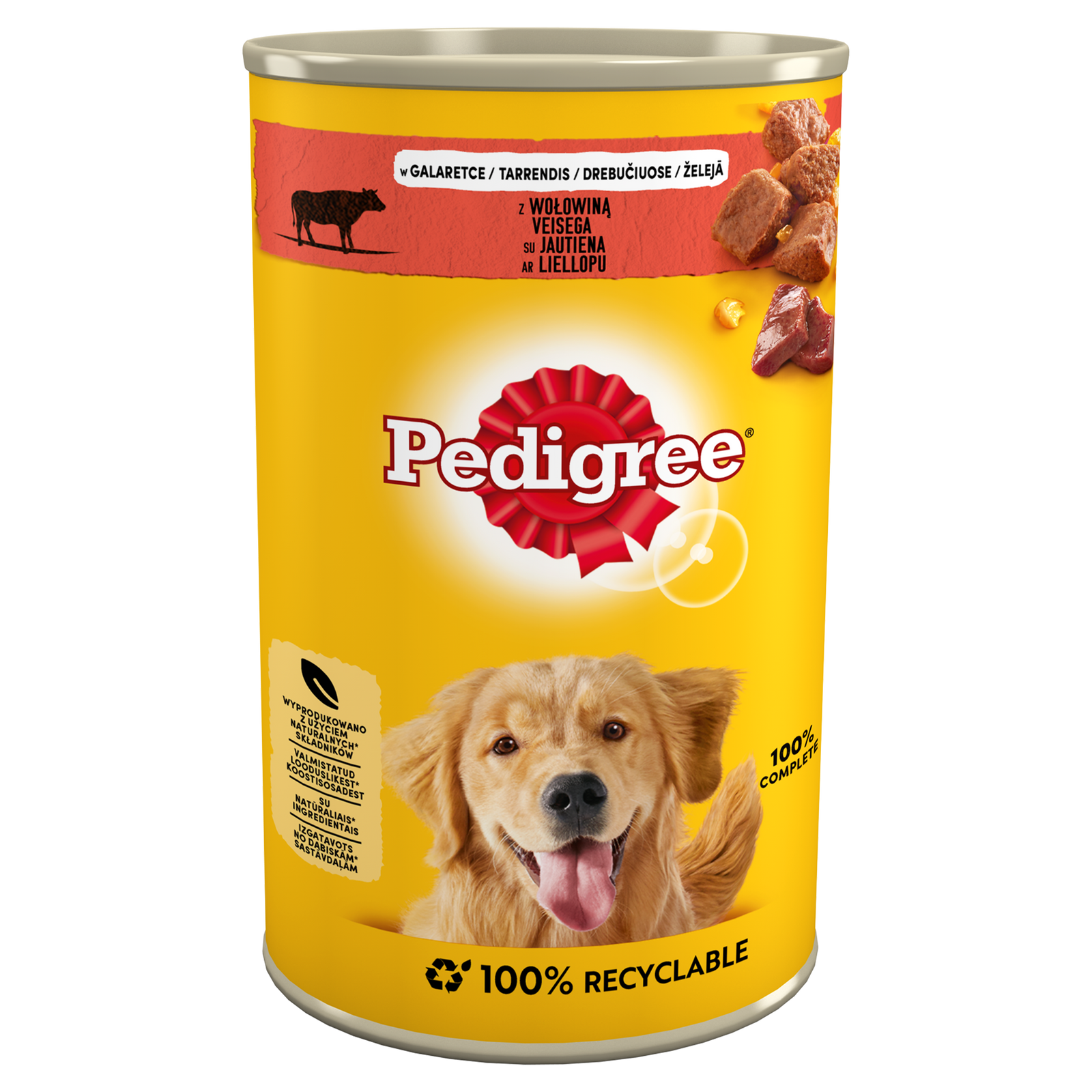 Pedigree Mokra Karma Dla Dorosłych Psów Z Wołowiną W Galaretce 1200g