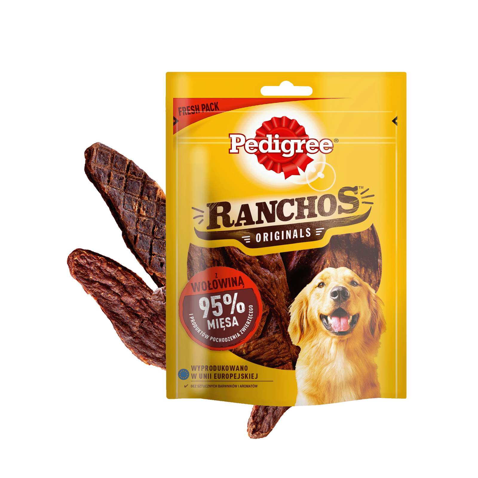Pedigree Ranchos Originals Przysmak Dla Dorosłych Psów Z Wołowiną 70g