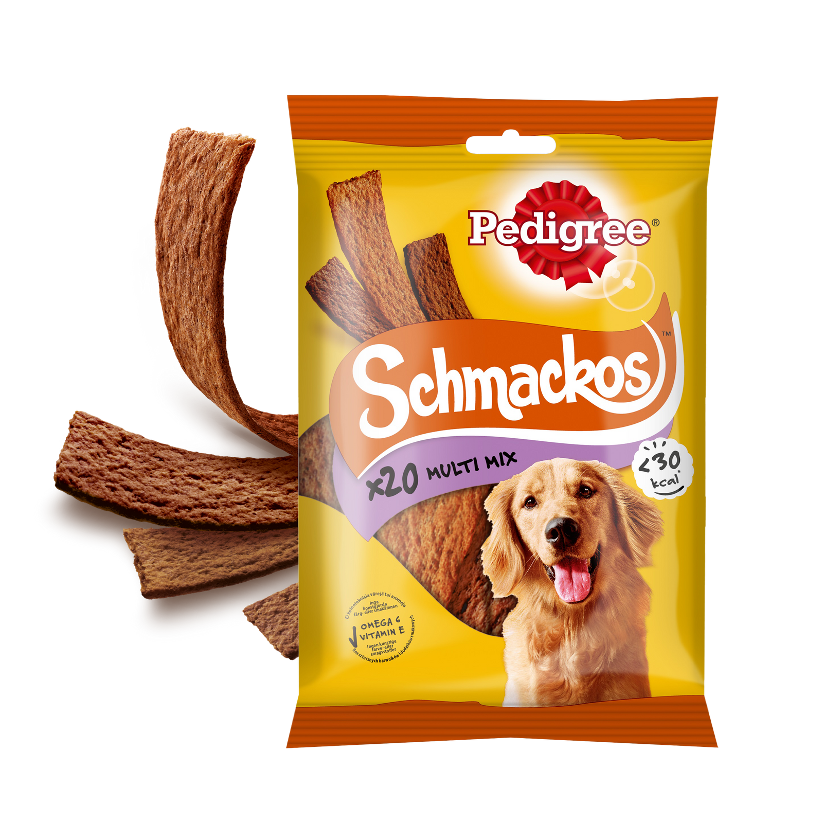 Pedigree Schmackos Przysmak Dla Dorosłych Psów Z Wołowiną, Kurczakiem, Jagnięciną I Kaczką 172g