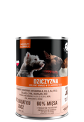 PetRepublic pełnoporcjowa mokra karma dla psów Dziczyzna w sosie 400g (kawałki)