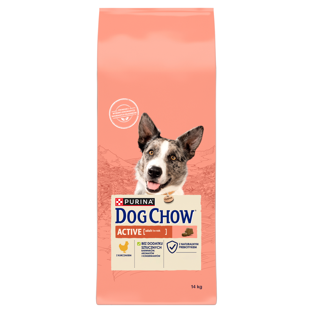 Purina Dog Chow Active Adult Z Kurczakiem 14kg