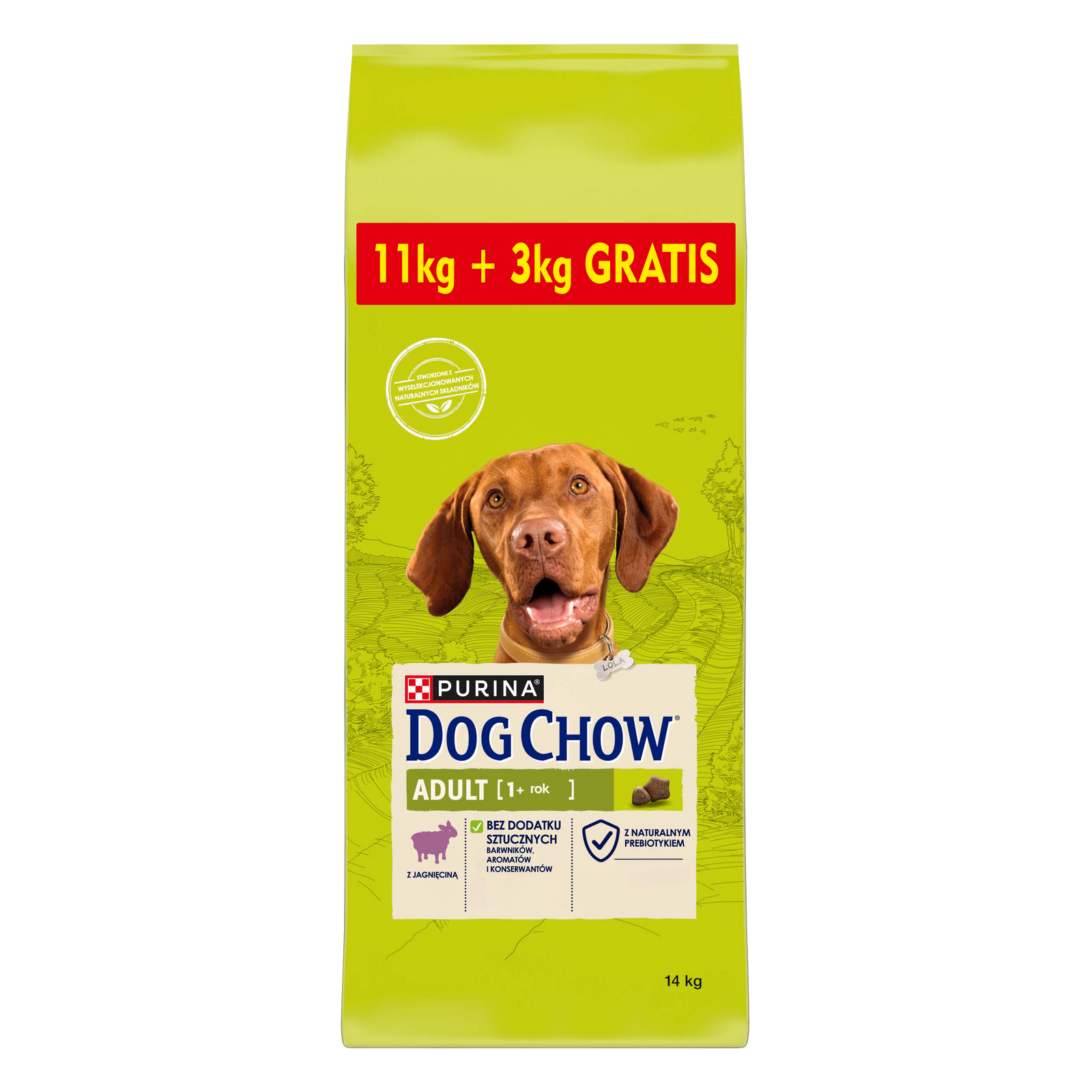 Purina Dog Chow Adult Z Jagnięciną 14kg