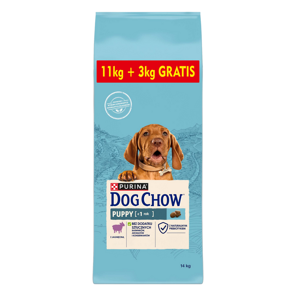 Purina Dog Chow Puppy Z Jagnięciną 14kg