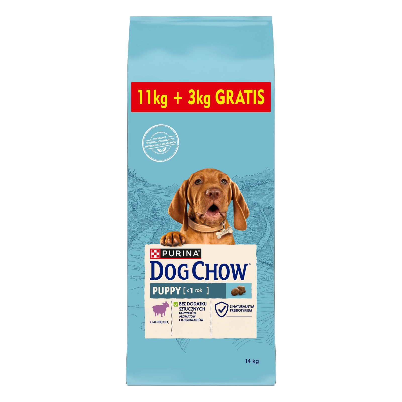 Purina Dog Chow Puppy Z Jagnięciną 14kg