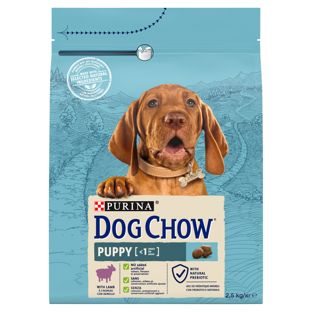 Purina Dog Chow Puppy Z Jagnięciną 2,5kg
