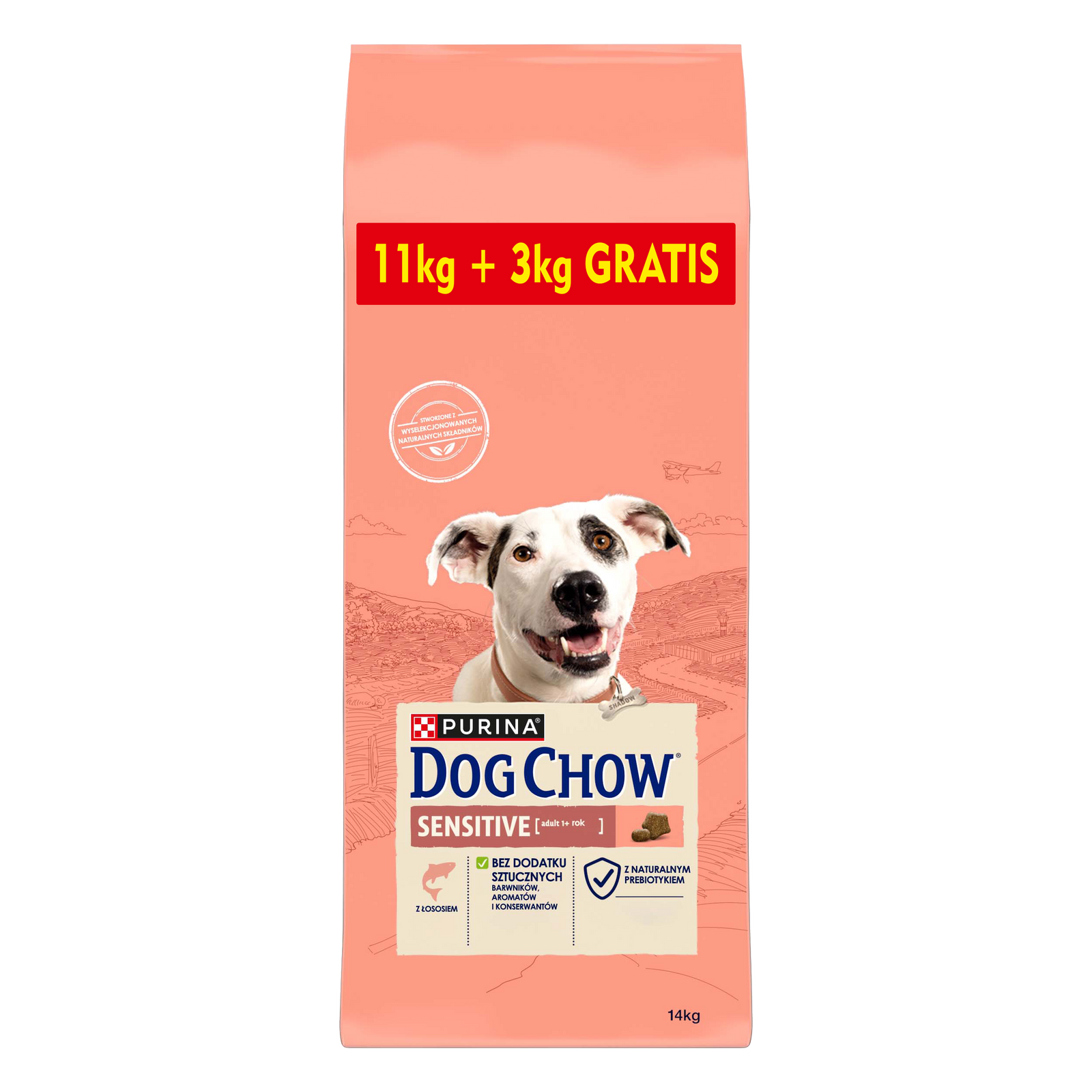 Purina Dog Chow Sensitive Adult Z Łososiem 14kg