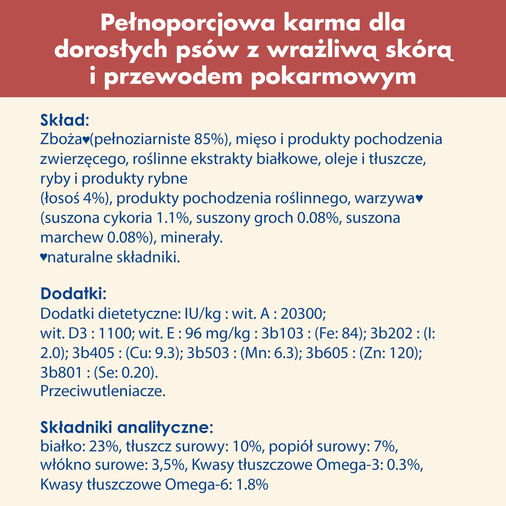 Purina Dog Chow Sensitive Adult Z Łososiem 2,5kg