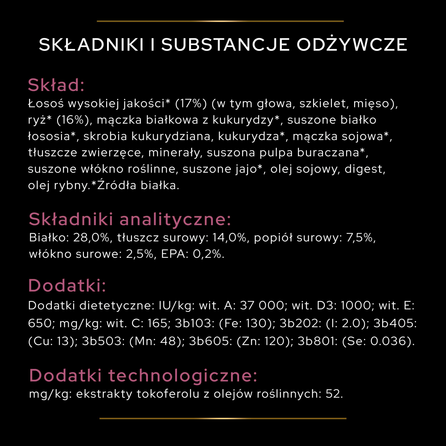 Purina Pro Plan Medium & Large 7+ Sensitive Optiderma Łosoś I Ryż 14kg