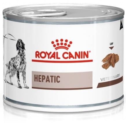 Specjalistyczna karma weterynaryjna dla psów wspomagająca pracę wątroby Royal Canin Hepatic 200g puszka