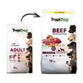 Tropidog Premium Adult Medium & Large Breed Wołowina Z Ryżem 12kg