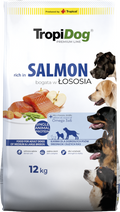 Tropidog Premium Adult Medium & Large Breeds Łosoś Z Ryżem 12kg