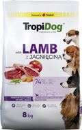 Tropidog Premium Adult Small Breeds Z Jagnięciną I Ryżem 8kg