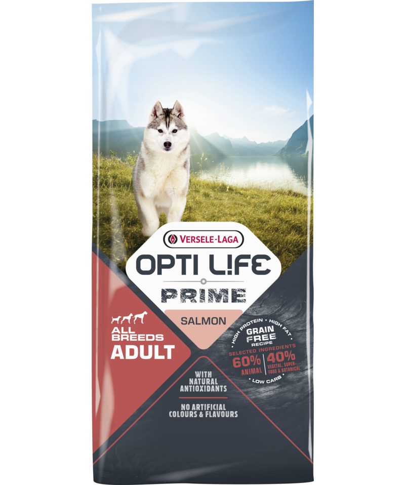 Versele-Laga Opti Life Prime Adult Salmon Karma Bezzbożowa Dla Dorosłych Psów Z Łososiem 12,5kg