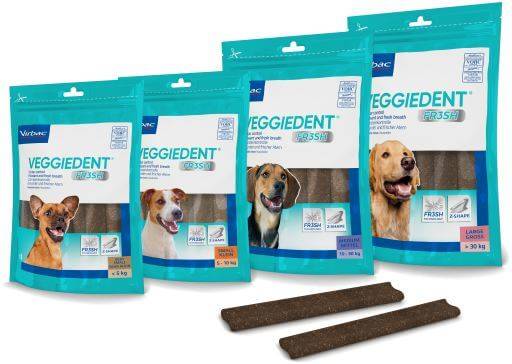 Virbac Veggiedent Fresh Gryzak S (5-10kg) 15sztuk